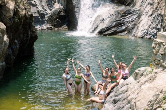 Waterfall in the jungle of Puerto Vallarta