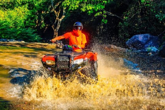 ATV tour through the ancient streets and mountainous jungle of Vallarta