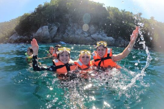 All-inclusive snorkeling cruise at Animas Beach and waterfall