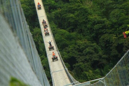 Half Day ATV and RZR Tour to El Jorullo Hanging Bridge