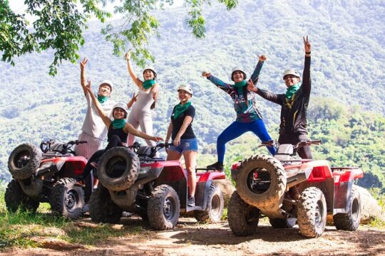 Adventure Combo Jorullo Bridge ATV ZipLine in Puerto Vallarta