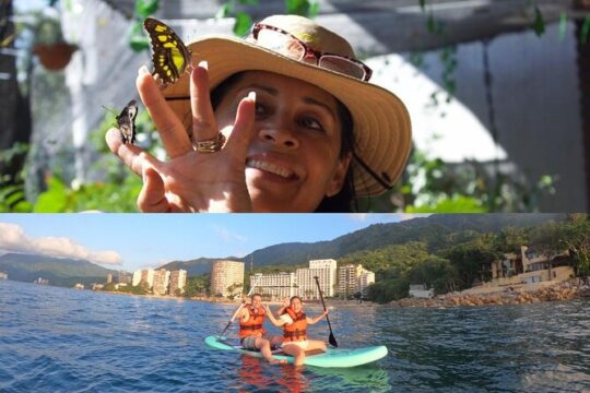 Butterfly and Beach Tour with Tasting and Board with Rowing